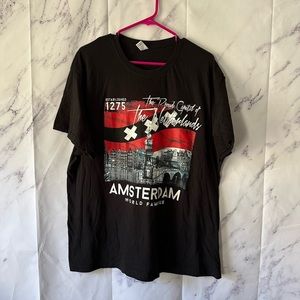THE NETHERLANDS AMSTERDAM SHORT SLEEVE T-SHIRT XXL